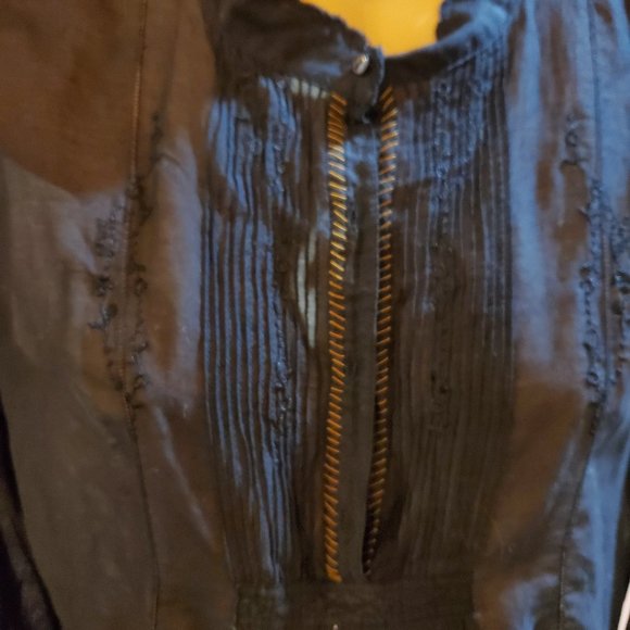 NWT Pete and Greta sheer black top small L13 - Picture 2 of 8